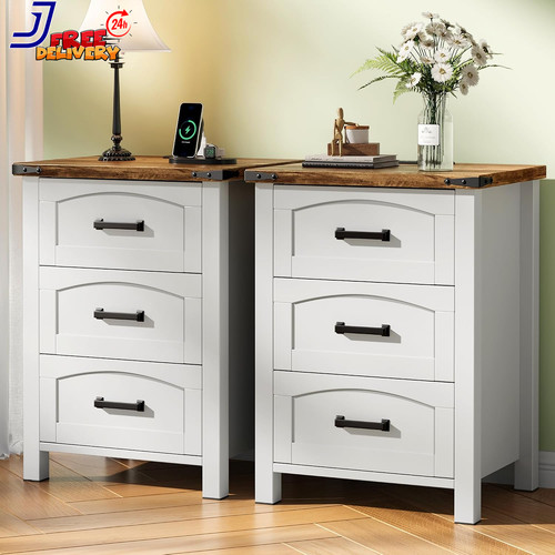Farmhouse nightstand set - set, 2